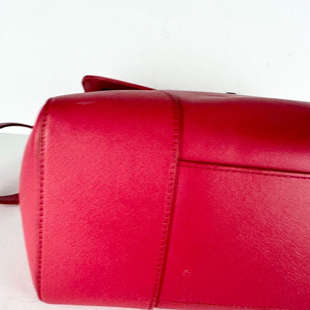 Tory Burch Robinson Leather Top Handle Handbag Purse Flap Pink - Picture 5 of 16